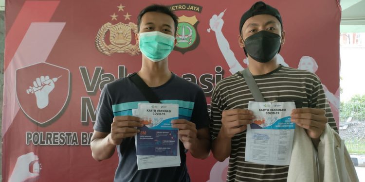 Herd Immunity, Hari ini Polresta Bandara Soetta Vaksin 219 Orang