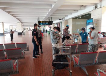 Tegakan Prokes, Polresta Bandara Soetta Kerahkan Puluhan Personel