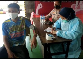 Gerai Vaksinasi Presisi Polresta Bandara Soetta Vaksin 201 Orang
