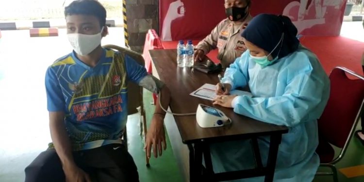 Gerai Vaksinasi Presisi Polresta Bandara Soetta Vaksin 201 Orang