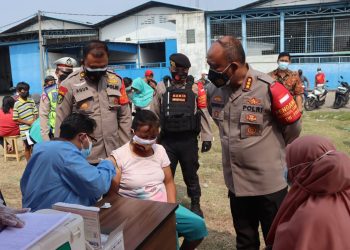 Herd Immunity, Polresta Bandara Soetta Gelar Vaksinasi Keliling