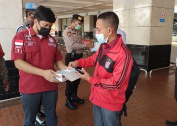 Awasi Prokes, Polresta Bandara Soetta Kerahkan Puluhan Personel