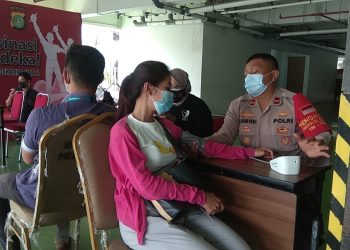 Gerai Vaksinasi Presisi Polresta Bandara Soetta Vaksin 224 Orang