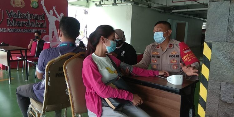 Gerai Vaksinasi Presisi Polresta Bandara Soetta Vaksin 224 Orang