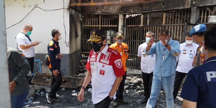 kebakaran lapas kelas 1 tangerang