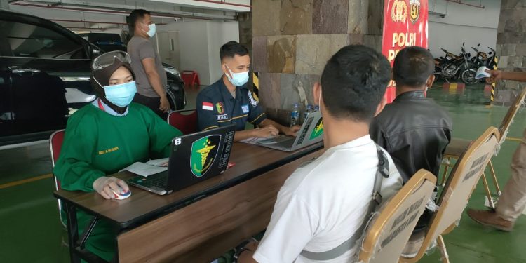 Gerai Vaksinasi Presisi Polresta Bandara Soetta Vaksin 167 Orang