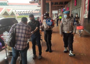 Antisipasi Covid-19, Polresta Bandara Soetta Gencarkan Operasi Yustisi di Terminal