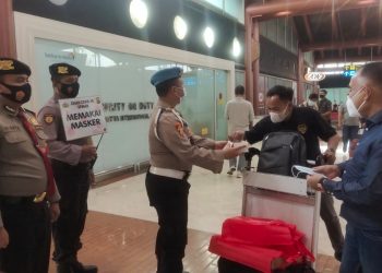 Awasi Penerapan Prokes, Polresta Bandara Soetta Kerahkan Puluhan Personel