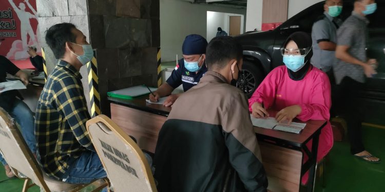 167 Orang Vaksin di Gerai Vaksinasi Presisi Polresta Bandara Soetta