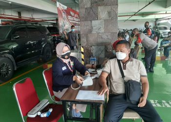 Hari ini, Polresta Bandara Soetta Vaksin 154 Orang