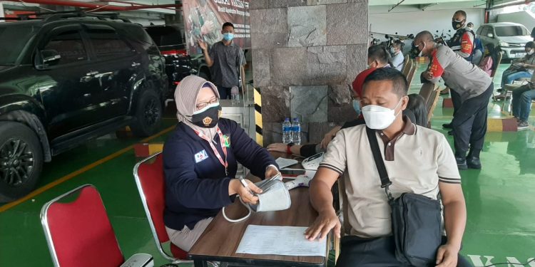 Hari ini, Polresta Bandara Soetta Vaksin 154 Orang