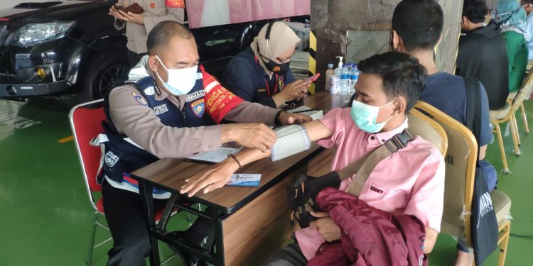 Hari ini Sebanyak 149 Orang Vaksin di Polresta Bandara Soetta