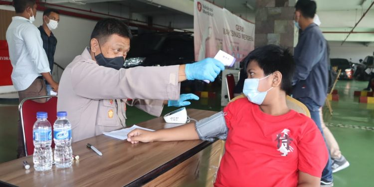 Hari ini 150 Orang Vaksin di Polresta Bandara Soetta