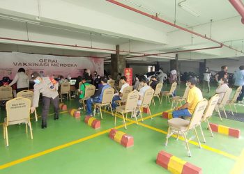 Hari ini Polresta Bandara Soetta Vaksin 145 Orang