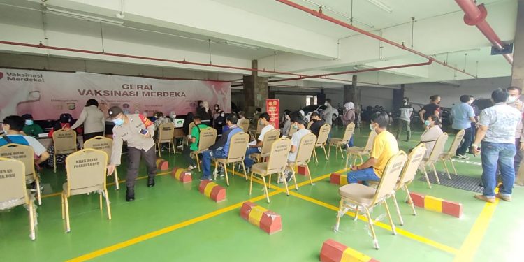 Hari ini Polresta Bandara Soetta Vaksin 145 Orang