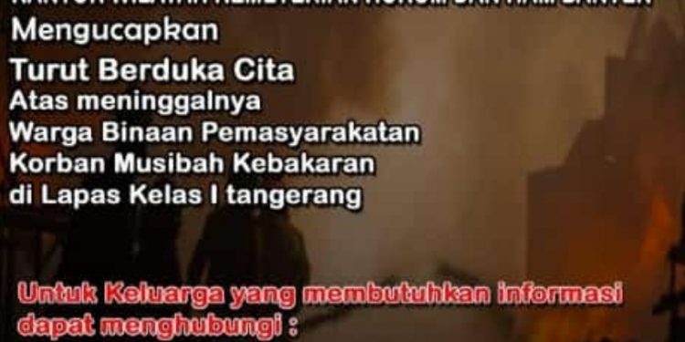 Lapas Kelas I Tangerang Sediakan Crisis Center untuk Keluarga Korban
