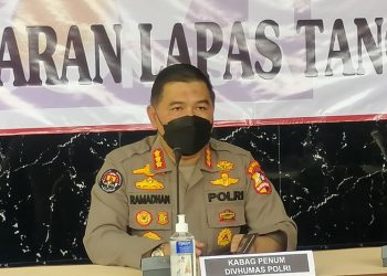 Kabag Penum Divisi Humas Polri Kombes Pol Ahmad Ramadhan. Foto: Antara
