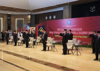 Hari Dharma Karyadhika, Menkumham : Momentum Tingkatkan Pelayanan Publik