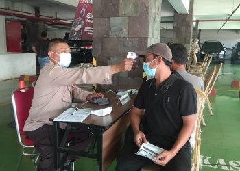 108 Orang Vaksin di Mapolresta Bandara Soetta