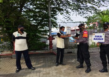 Waspada Covid-19, Terminal Cargo Bandara Soetta Dioperasi Polisi