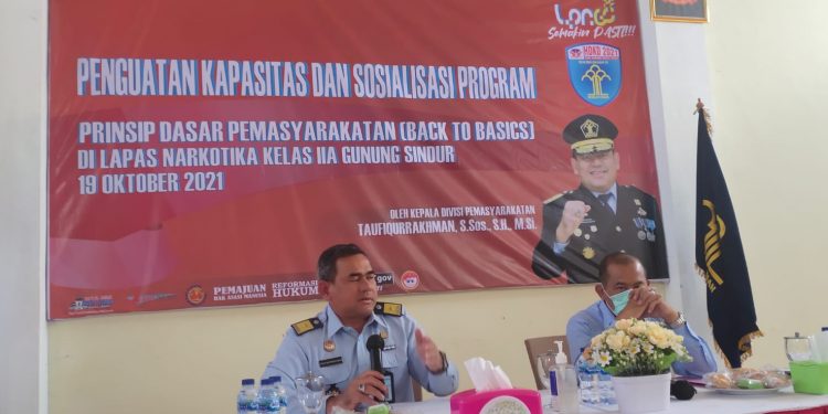 Kadiv Pas Jawa Barat : Pegawai Lapas harus Profesional dalam Berantas Narkoba