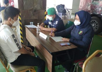 Gerai Vaksinasi Presisi Polresta Bandara Soetta Vaksin 38 Orang