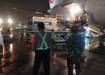 Bandara Soetta kembali Kedatangan Ribuan Dosis Vaksin Astrazeneca