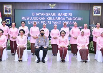 Peringati HKGB ke-69, Kapolri: Polri Kuat karena Didukung oleh Bhayangkari