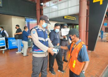 Puluhan Polisi Gelar Operasi di Terminal Bandara Soetta