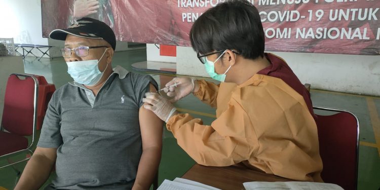 Polresta Bandara Soetta Vaksin 35 Orang