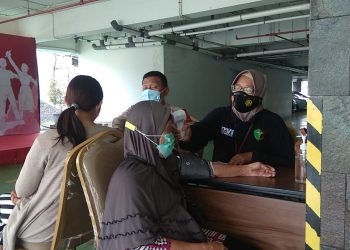 30 Orang Vaksin di Gerai Vaksinasi Presisi Polresta Bandara Soetta