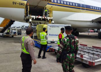 1.336.200 Dosis Vaksin Astrazeneca Tiba di Bandara Soetta