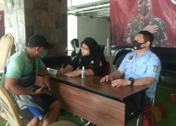 50 Orang Vaksin di Gerai Vaksinasi Presisi Polresta Bandara Soetta