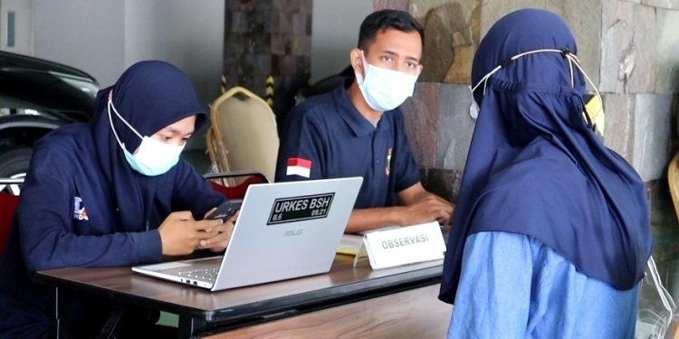 57 Orang Vaksin di Gerai Vaksinasi Presisi Polresta Bandara Soetta