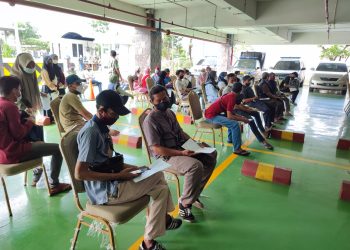 Polresta Bandara Soetta Vaksin 77 Orang