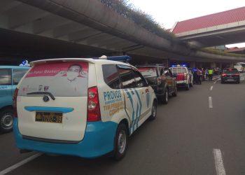 Prokes di Terminal Bandara Soetta, Diawasi Ketat Polisi