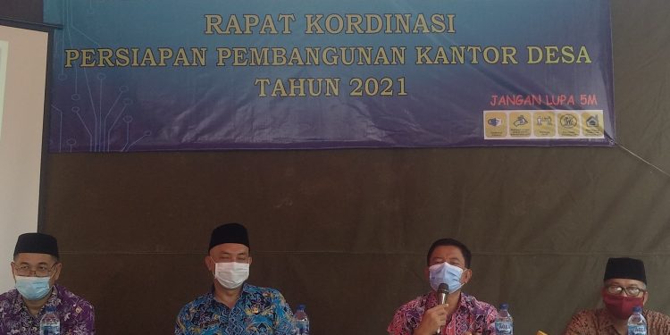 Jelang Pembangunan Kantor Desa, Pemdes Bitung Jaya Gelar Rapat Koordinasi