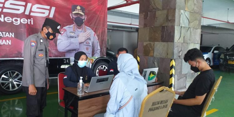 Hari ini, Polresta Bandara Soetta Vaksin 36 Orang