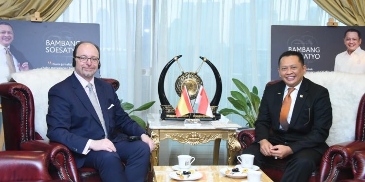 Terima Dubes Kerajaan Spanyol untuk Indonesia, Bamsoet Dorong Peningkatan Kerjasama Bilateral