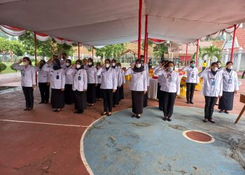 Lapas Kelas IIA Tangerang Ikuti Apel Kesiapan Akhir Tahun 2021