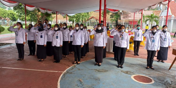 Lapas Kelas IIA Tangerang Ikuti Apel Kesiapan Akhir Tahun 2021