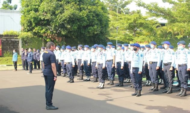 Lapas Khusus Gunung Sindur Ikuti Apel Siaga Nataru