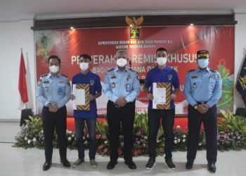 281 Narapidana di wilayah Banten Terima Remisi Khusus Natal Tahun 2021