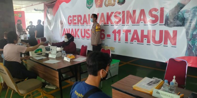 Polresta Bandara Soetta Adakan Vaksinasi untuk Anak-anak