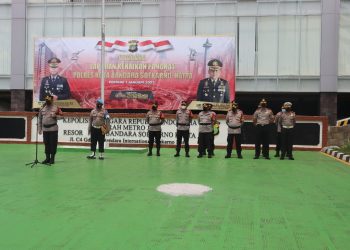 Awal Tahun, 63 Personel Polresta Bandara Soetta Naik Pangkat