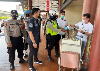 Memasuki Awal Tahun, Polresta Bandara Soetta Perketat Prokes di Terminal