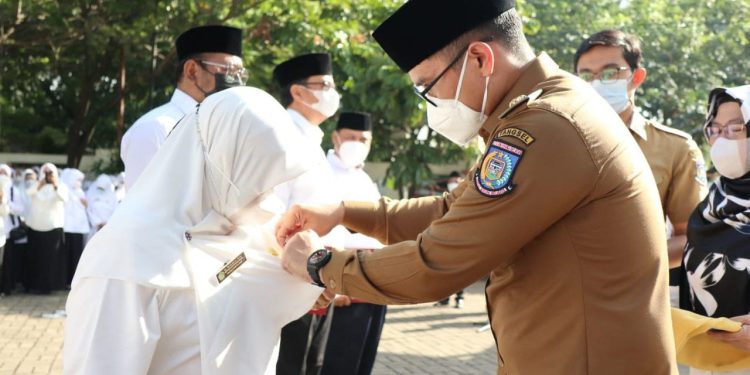 Wakil Wali Kota Tangsel Pimpin Apel Hari Amal Bhakti ke 76