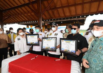 Tinjau Pembangunan Bendungan Sepaku Semoi, Bamsoet Optimistis Kebutuhan Air Bersih di IKN Kaltim akan Terpenuhi