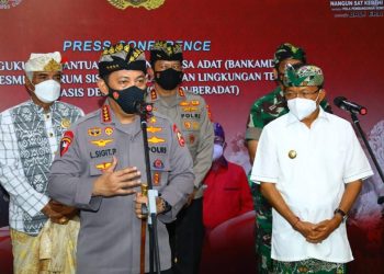 Jaga Kekayaan Desa Adat di Bali, Kapolri Kukuhkan Bankamda dan Sipandu Beradat