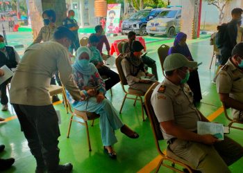 Polresta Bandara Soetta Adakan Vaksinasi Booster Gratis